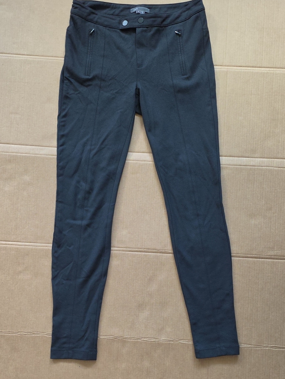 Vince comfy gunmetal gray skinny pants-6